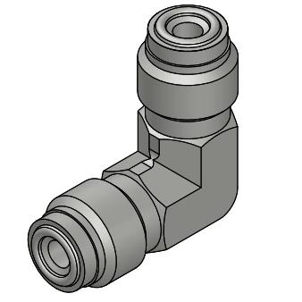 VCR Gland 一體式彎頭